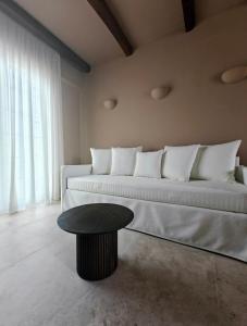A seating area at Locanda