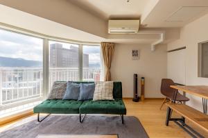 Khu vực ghế ngồi tại AMS TOWER - Sapporo Susukino