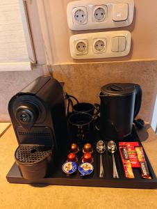 Coffee and tea making facilities at Locanda