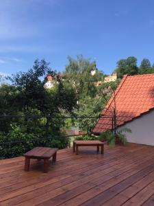 Zahrada ubytování Chalupa Bechyně Zářečí