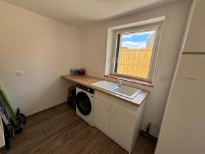 Dapur atau dapur kecil di Longère dans le Morbihan pour 8 personnes