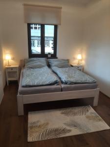 Postel nebo postele na pokoji v ubytování Apartmán Amálie