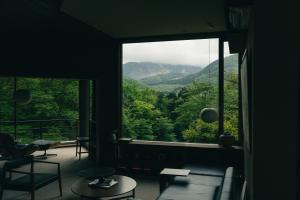 ヴィラから撮影された、または一般的な山の景色