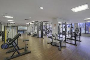 Fitness centrum a/nebo fitness zařízení v ubytování Hotel Deville Prime Salvador