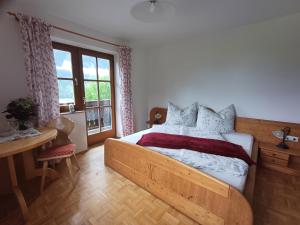 Postel nebo postele na pokoji v ubytování Unterhofgut