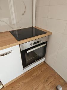 Kuchyňa alebo kuchynka v ubytovaní Apartmány Centro & Jacuzzi
