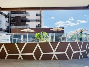 Uma varanda ou terraço em diRoma Spazzio direto com o Grupo diRoma com acesso ao Acqua Park e Café da manhã
