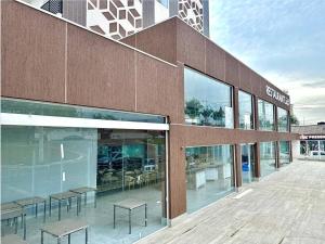 O edifício em que o hotel se localiza