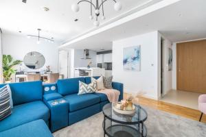 Posezení v ubytování GuestReady - Stunning Apartment in Bluewaters
