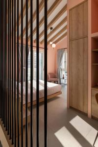 Ein Bett oder Betten in einem Zimmer der Unterkunft Rhodes Island View