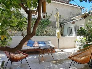 Posezení v ubytování Casa d'Olivier chambre d'hôtes