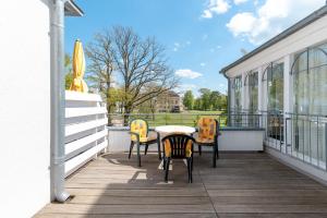 Ein Balkon oder eine Terrasse in der Unterkunft Meeresblick Meeresblick 206