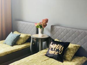 Posedenie v ubytovaní Nowy apartament studio Długa