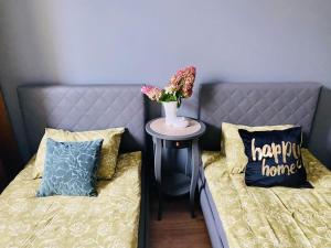 Posedenie v ubytovaní Nowy apartament studio Długa