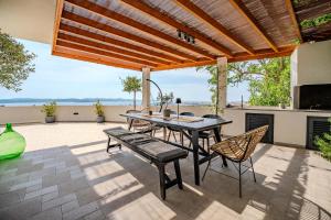 Naturlandskabet i nærheden af villaen