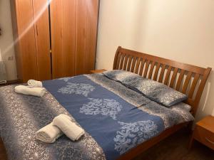 Postel nebo postele na pokoji v ubytování Apartmani "Matija"