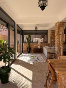 Posezení v ubytování Luxurious Villa