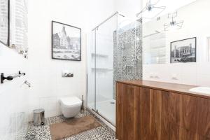 Koupelna v ubytování Wyjątkowy Apartament na Rynku