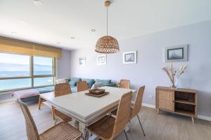 Χώρος καθιστικού στο Casa A un paso del mar