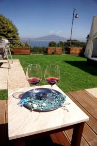 Nápoje v ubytování Camera Panoramica in Villa vista Mare e Vesuvio