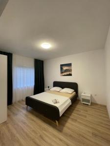 Postel nebo postele na pokoji v ubytování Starigrad Paklenica-Josipa apartmani