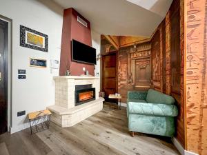 TV a/nebo společenská místnost v ubytování Gr Luxury