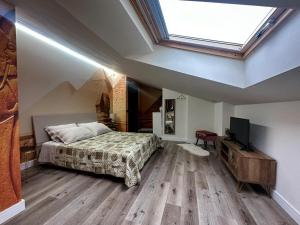 Postel nebo postele na pokoji v ubytování Gr Luxury