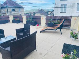 Balkón nebo terasa v ubytování Jenys Apartment Usti 2