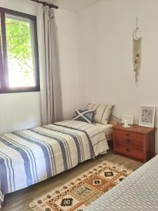 Letto o letti in una camera di Villa Seashell