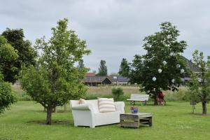 Zahrada ubytování B&B Buutegeweun