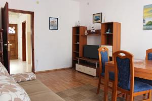 Ruang duduk di Bayview villa