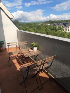 A balcony or terrace at DÚPLEX SANABRIA