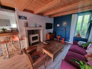 Posezení v ubytování Maison de charme proche océan