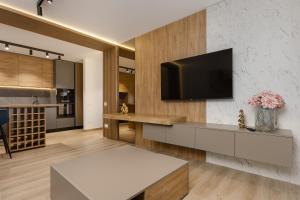 TV a/nebo společenská místnost v ubytování THO Luxury Residence
