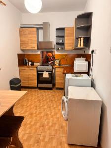 Kuchyň nebo kuchyňský kout v ubytování Hřensko 27 Apartmány
