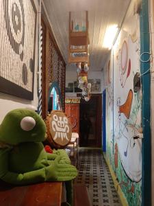 Posezení v ubytování Art Hostel Casa Chaman