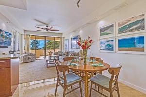 Posezení v ubytování Spacious Lanai Retreat, Kapalua Maui