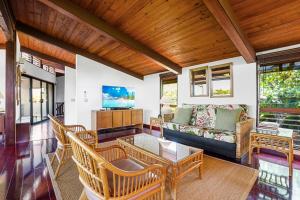 Posezení v ubytování Holomakani Retreat, Your Ohana