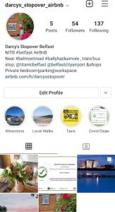 Certifikát, hodnocení, plakát nebo jiný dokument vystavený v ubytování Darcy's Stopover NITB Approved