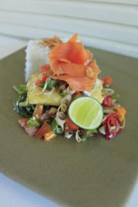 Eten bij of ergens in de buurt van het hotel

