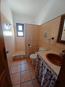 Koupelna v ubytování Casa Alba