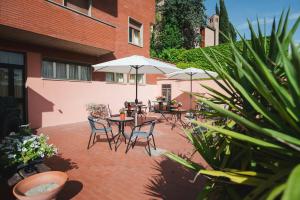 Patio nebo venkovní prostory v ubytování Hotel Vico Alto Siena