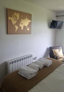 Postel nebo postele na pokoji v ubytování Modern Peaceful Open Plan 1-Bed Apartment Rutland
