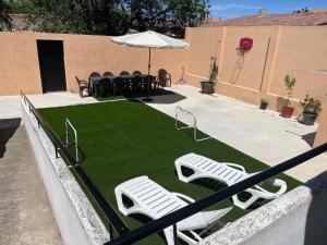 Patio nebo venkovní prostory v ubytování La Alameda