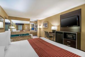 Una habitación de hotel con una cama y un televisor de pantalla plana. en Best Western Bradford Inn, en Swainsboro 21 fotos más