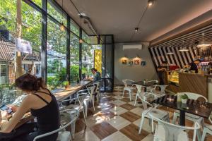 Posezení v ubytování iSanook Hostel