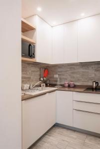 A kitchen or kitchenette at Gloria Holiday Home Bormio