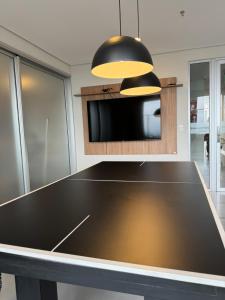 Stolní tenis v ubytování Piso 21, Vista Privilegiada, Forum Molas nebo okolí