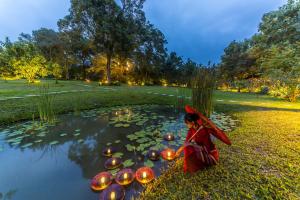 Zahrada ubytování Villa Inle Boutique Resort