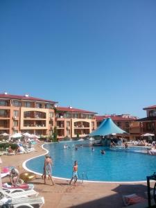 Bazén v ubytování Apartcomplex Panorama Dreams nebo v jeho okolí